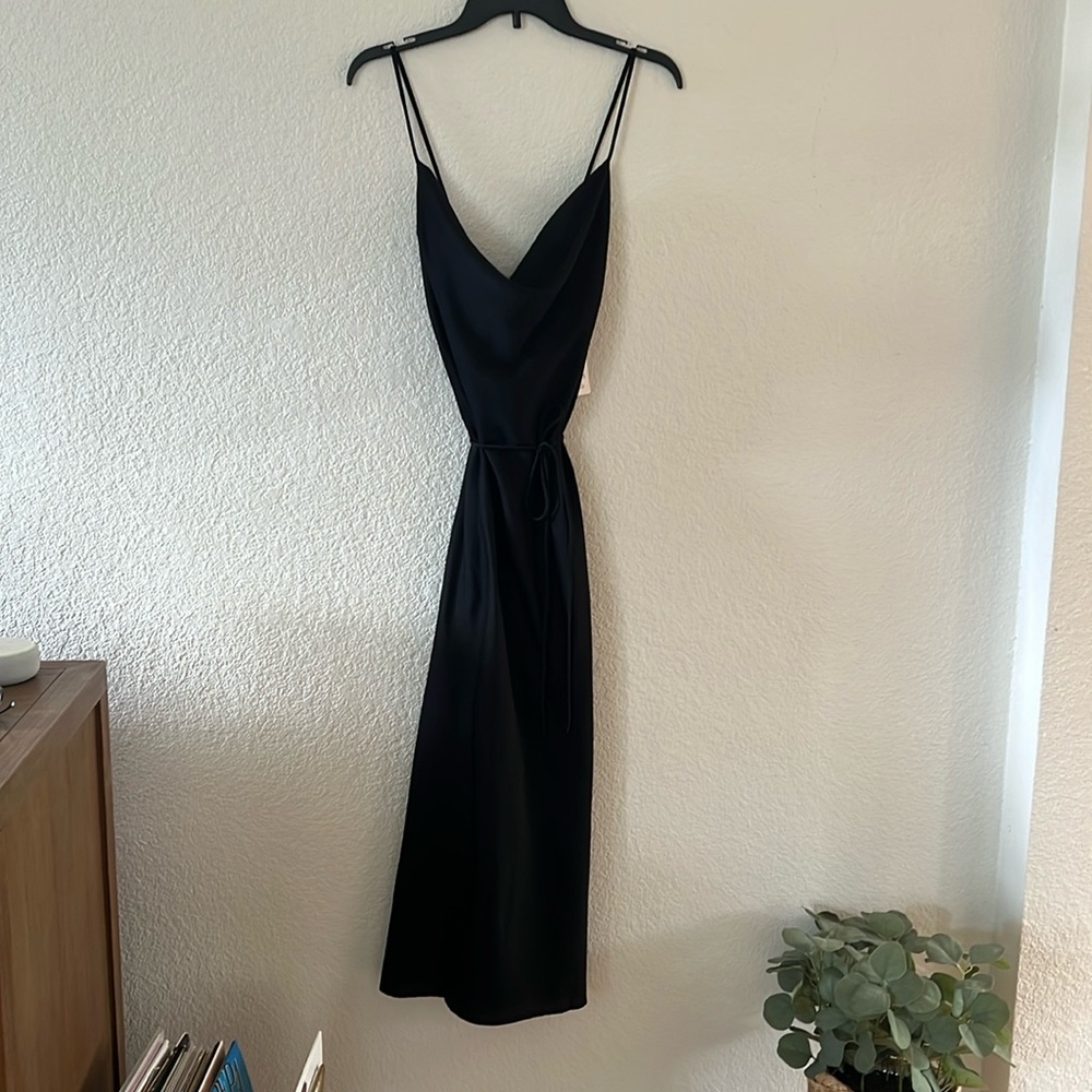 Joyfolie Black Midi Dress NEW BRIDESMAID COCKTAIL DRESS